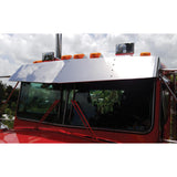 Kenworth Flat Windshield 15" Drop Visor 1989-2007