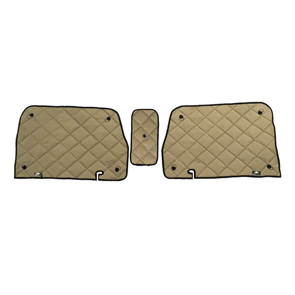 ZenEclipse 1999 and Older International 9100, 9200, 9400, 9900 Door Window Cover Set with Vent