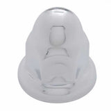 33mm x 2" Chrome Steel Nut Cover with Flange - Push On
