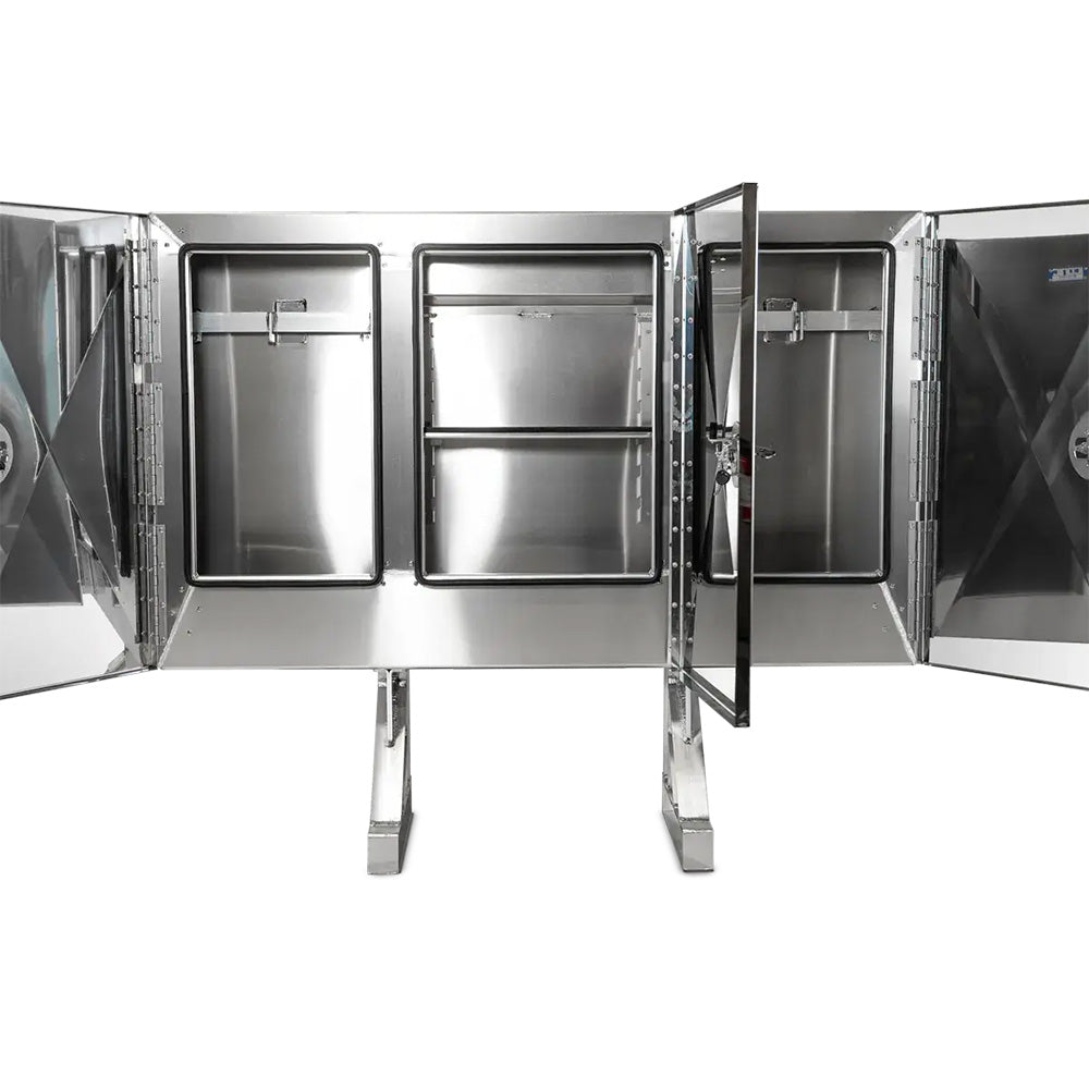 76" Cab Rack with Stainless Steel Doors