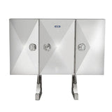 76" Cab Rack with Stainless Steel Doors
