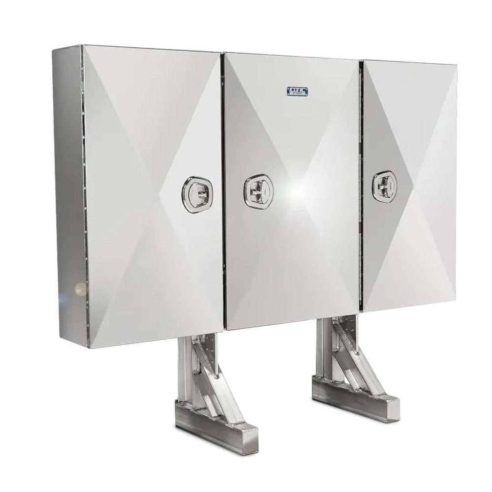 76" Cab Rack with Stainless Steel Doors