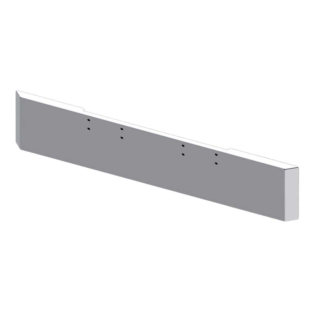 18" Mitered End Chrome Plated Bumper for Peterbilt 359