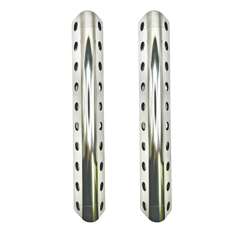 17" Rounded Filter Light Panel with Ten 3/4" Light Holes - Pair