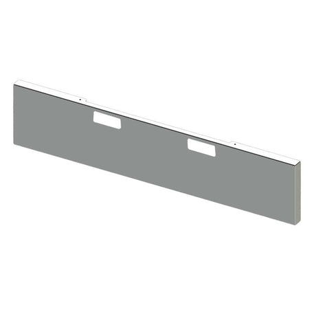 18" Boxed end with tow holes chrome plated blind mount bumper for Peterbilt 359 for semi trucks