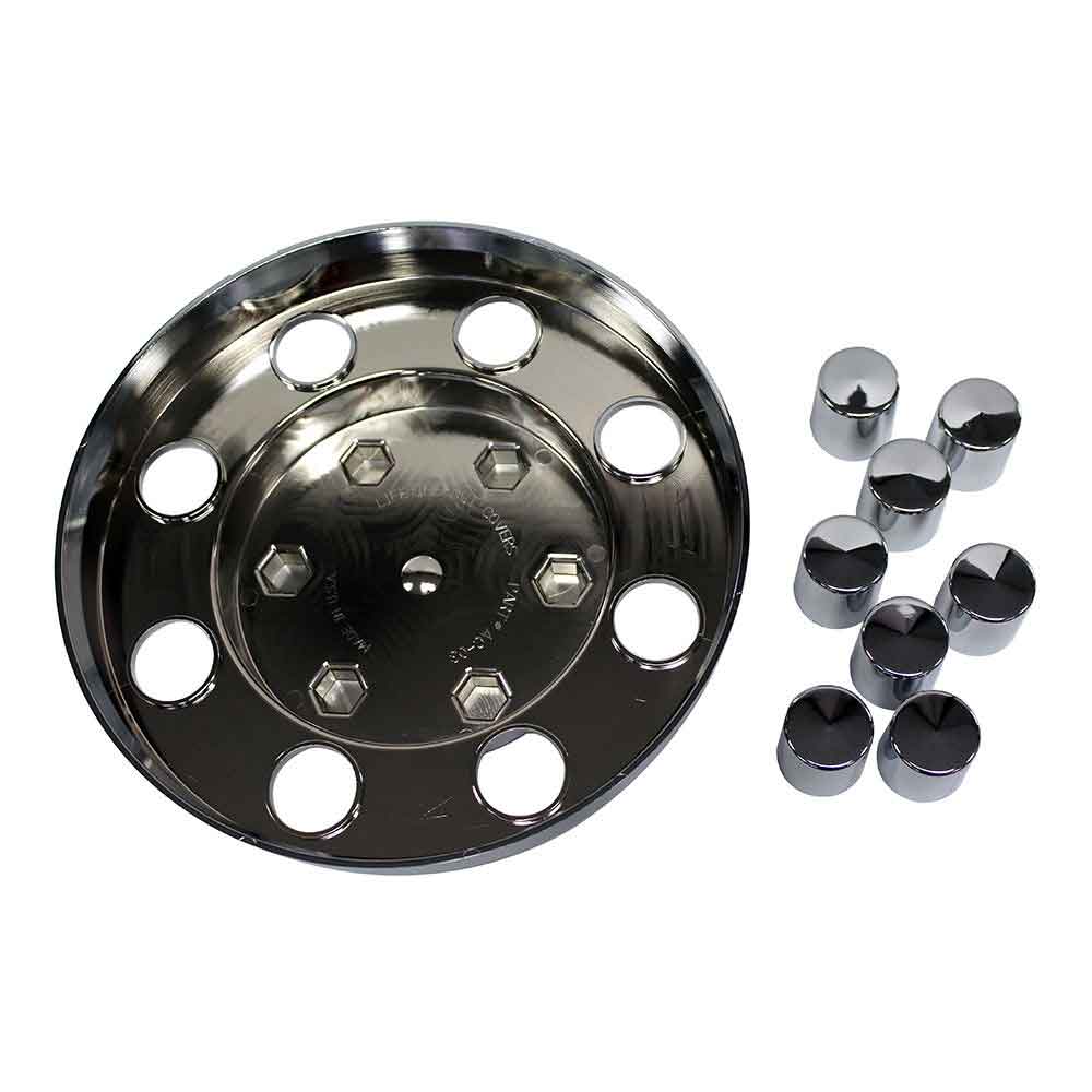 Front and Rear Axle Cover with Top Hat Axle Bolt Covers - 6 Pack