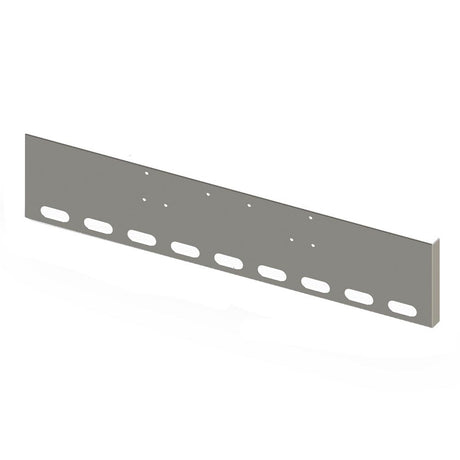 18" Peterbilt 357, 378, 379 boxed end bumper with 9 oval light cutouts for semi trucks