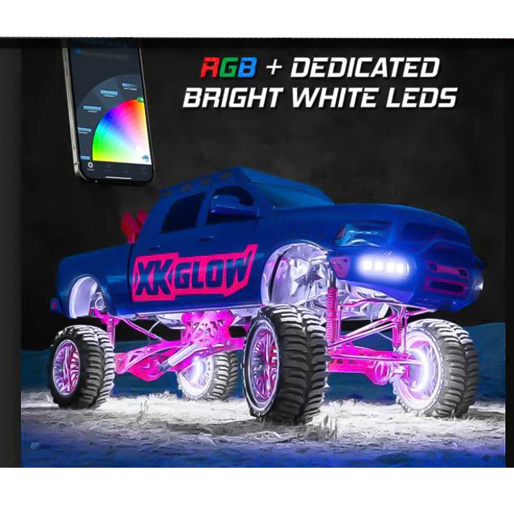 12 Piece LED Rock Light Kit