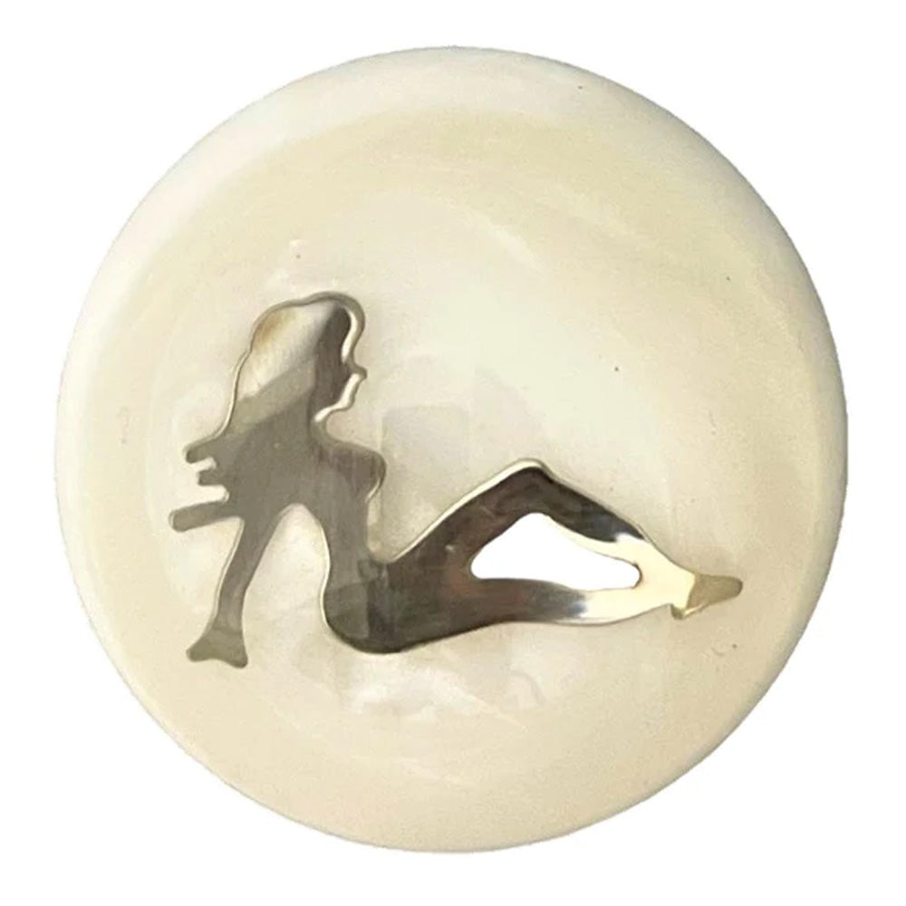 Chrome Lady Pearl Air Brake Knob