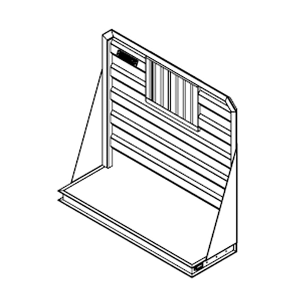 68"H x 70"W x 30"W Drom Cab Rack with Window