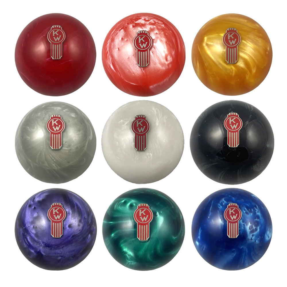 Kenworth Old Style Logo Pearl Shifter Knob