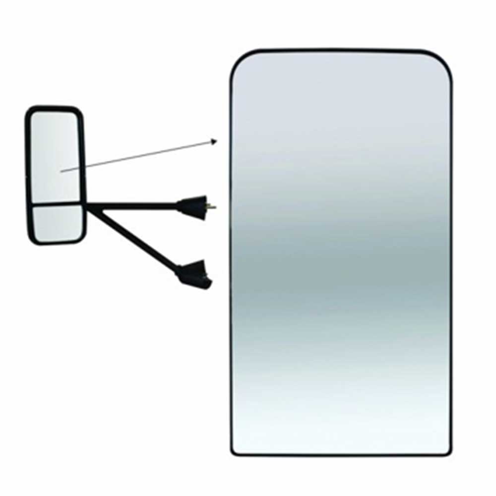 Kenworth T600, T660, T800 Series Upper Heated Main Mirror Only