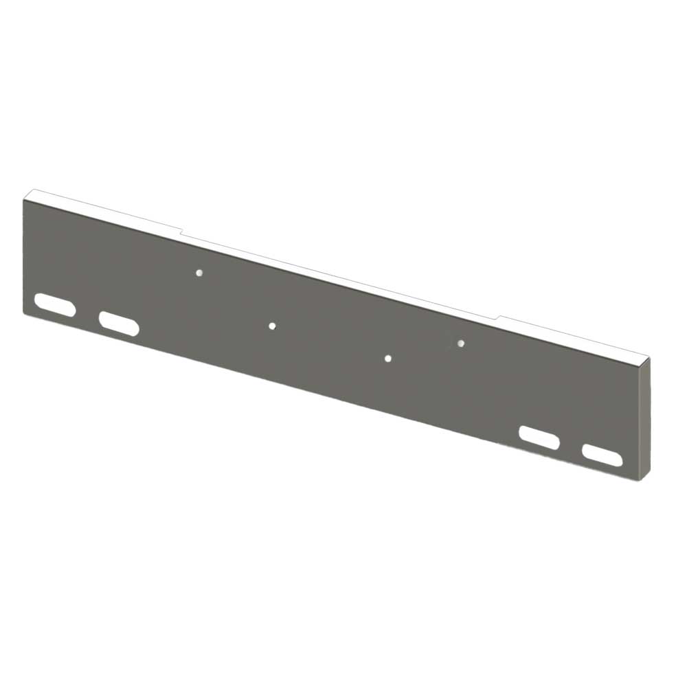20" Boxed End Chrome Plated with 4 Oval Light Cutouts Bumper for Peterbilt 365, 367, 388, 389, 567 and Kenworth W990