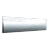 Kenworth W990 Stainless Steel 18" Standard Mount Boxed End Bumper with Twenty-Two 3/4" Light Cutouts