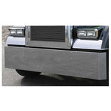 Kenworth W900L/W900B Stainless Steel 20" Standard Mount Mitered End Bumper with 3/4" Under Glow Cutouts