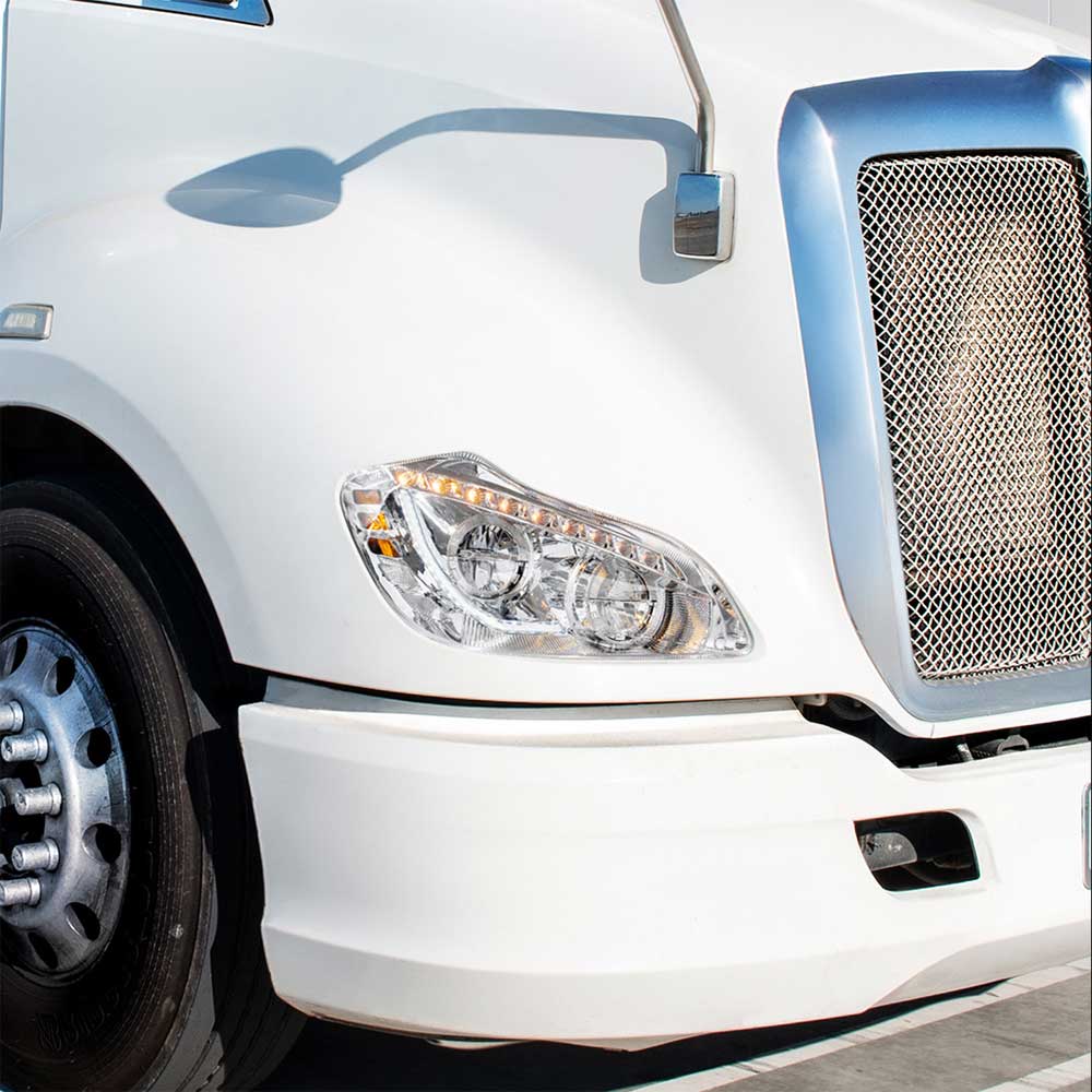 2013-2021 Kenworth T680 High Power 45 LED Headlight with Sequential Turn Signal
