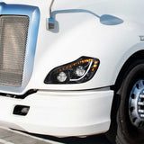 2013-2021 Kenworth T680 High Power 45 LED Headlight with Sequential Turn Signal