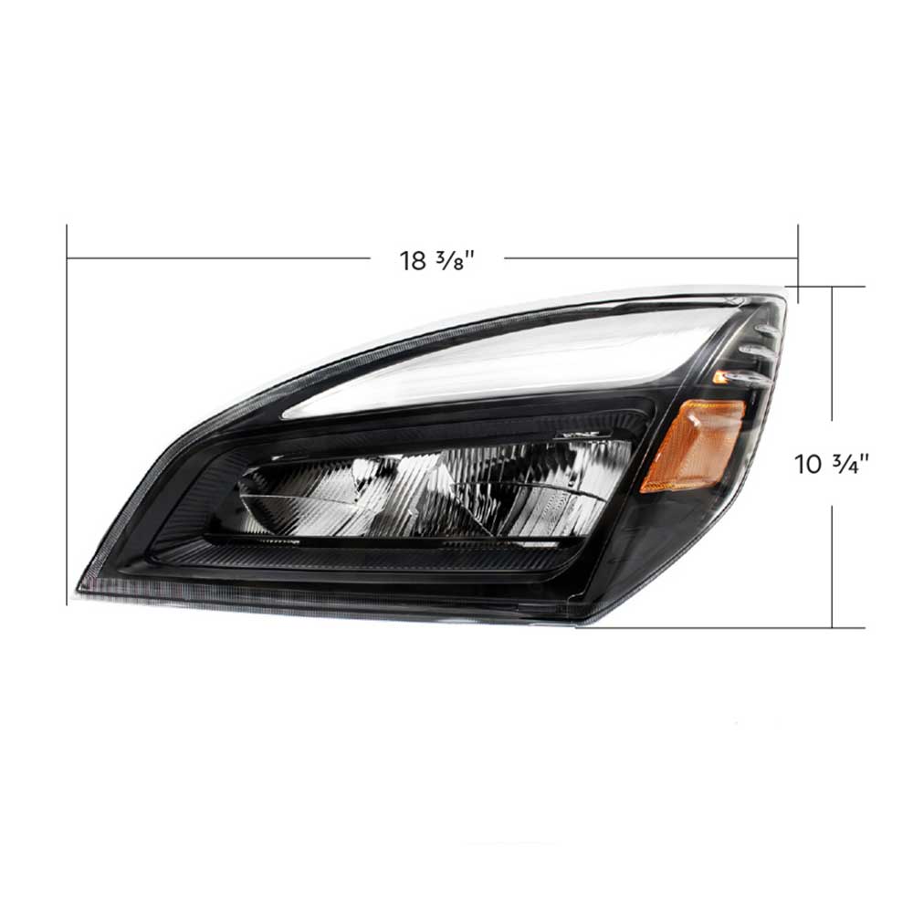 Freightliner  2018+ High Power Blackout LED Headlight