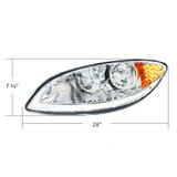 International Prostar 2006-2017 LED Headlight with LED Light Bar and Turn Signal