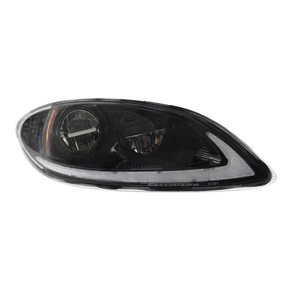 International Prostar 2006-2017 Blackout LED Headlight with LED Light Bar and Turn Signal