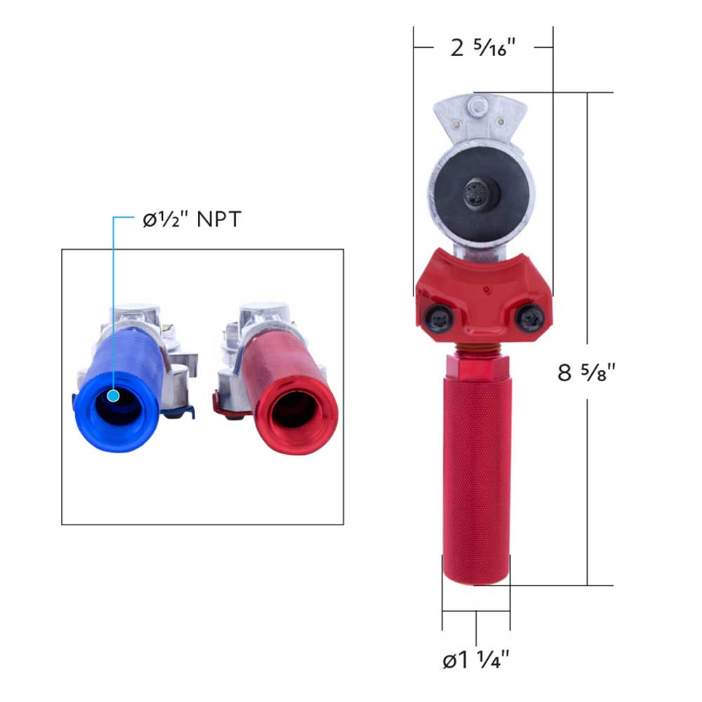 Gladhand with Extension Grips (PR)