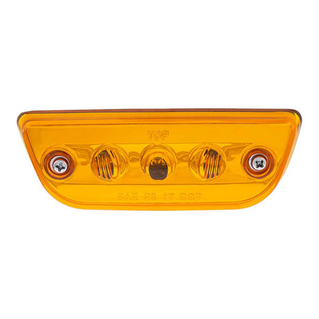 Kenworth T680, Peterbilt 579 amber 3 LED cab light, close-up