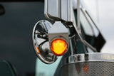 Stainless Steel Amber GLO LED Mirror Turn Signal