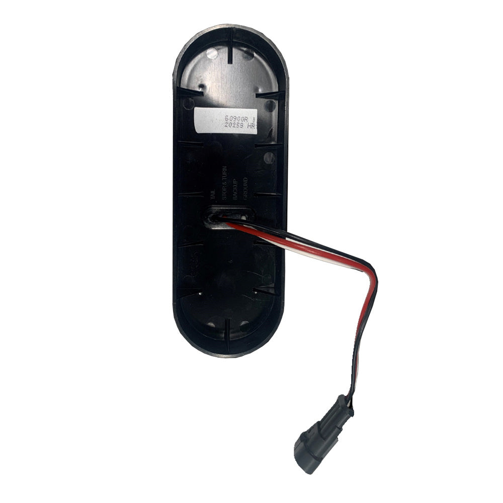 60 Series Red Oval Stop/Turn/Tail Hardwired LED Light