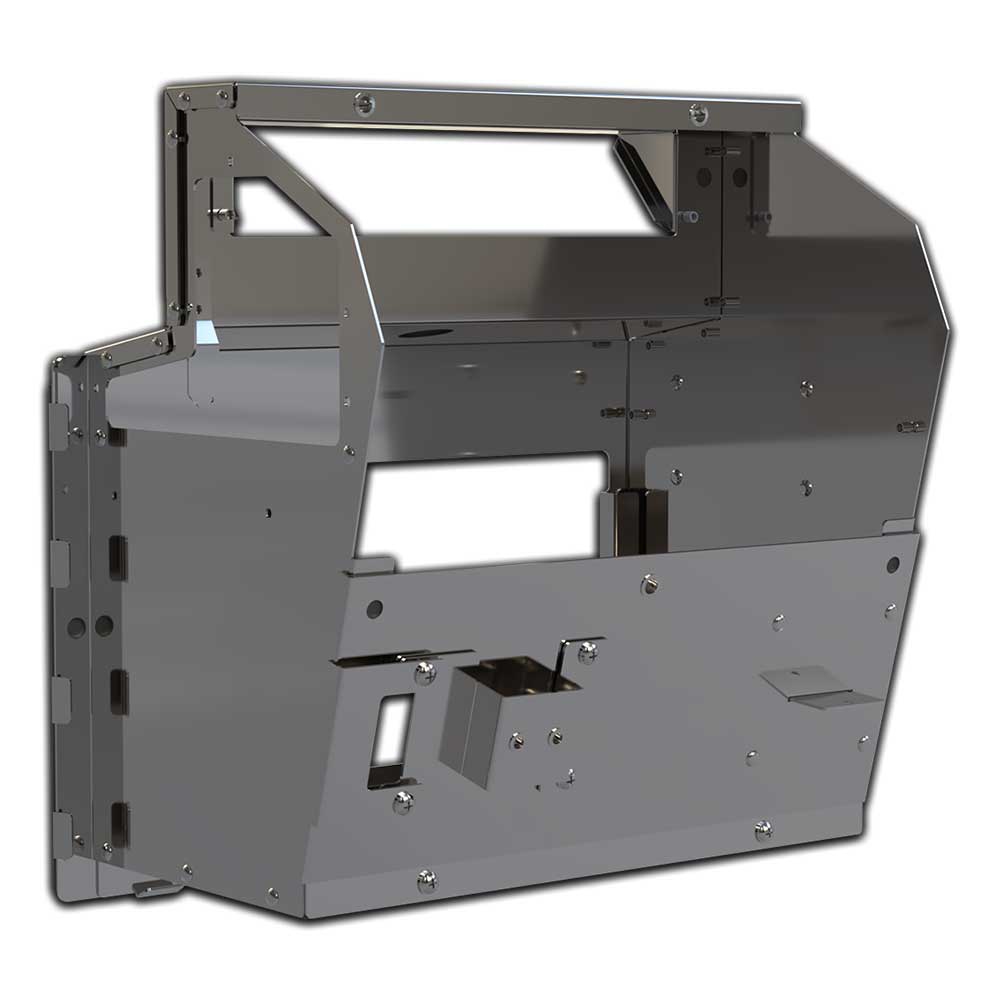 Stainless Steel Kenworth Heater Upgrade Finisher Kit