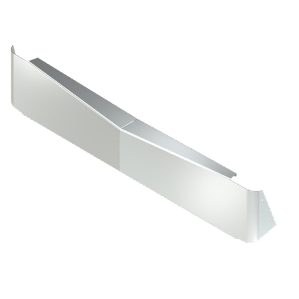 Rear Window Paintable Stainless Steel Gangster Bow-Tie Rear Window Sun Visor