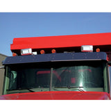 Mack CH, CX, Granite Vision 9-1/2" Stainless Steel Visor Without Roof Fairing