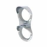 Mack Chrome 2 Gauge Bezel with Visor
