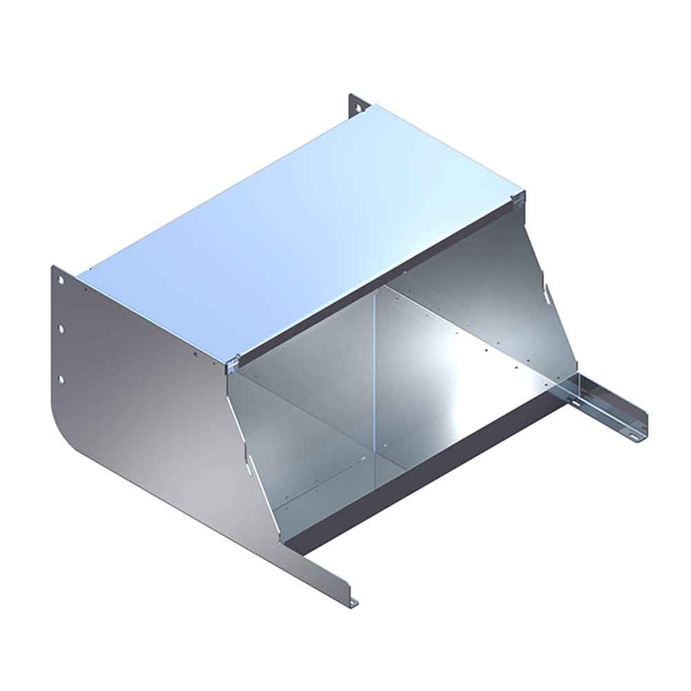 Peterbilt Stainless Steel Rear Toolbox with Locks