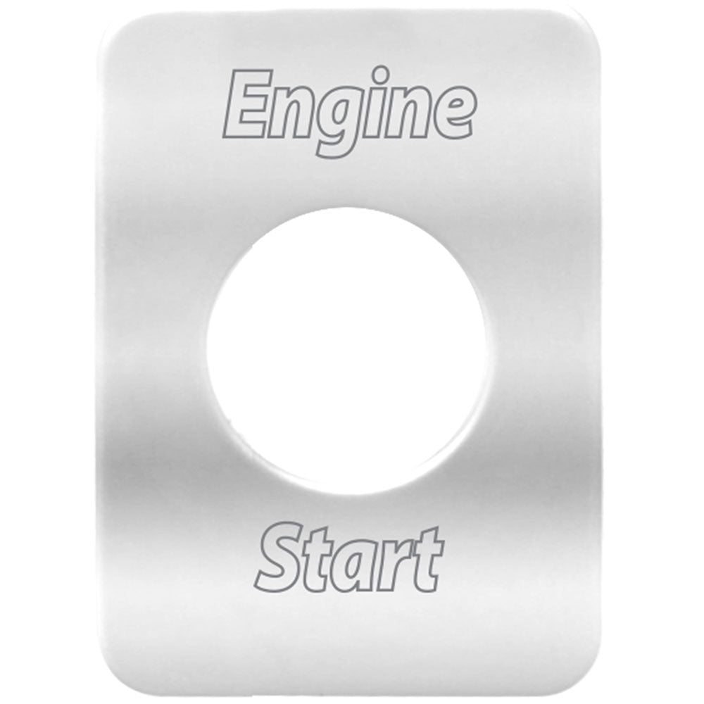 Stainless Steel Engine Start Switch Plate For Freightliner