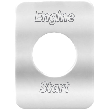 Stainless steel engine start switch plate for Freightliner for semi trucks