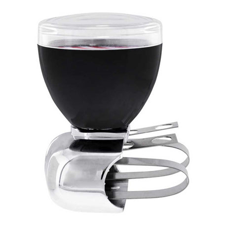 Another angle of vintage steering wheel spinner with clear removable top