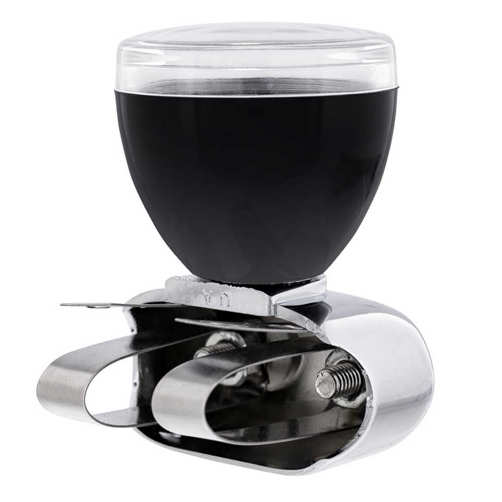 Vintage Steering Wheel Spinner with Clear Removable Top