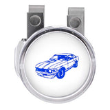 Vintage Steering Wheel Spinner with Clear Removable Top