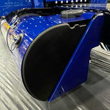 2022+ Peterbilt 389 DEF Polished Stainless Steel Tank Side Covers for Medium and Large Tanks