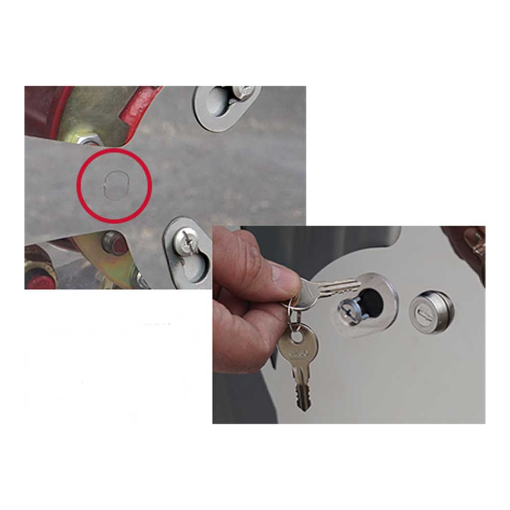 Twist and Lock Aero Cover Locking Kits - 2 PK