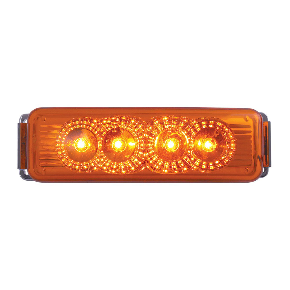 4" 4 LED Spyder Light with Chrome Rim