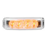 4" 4 LED Spyder Light with Chrome Rim