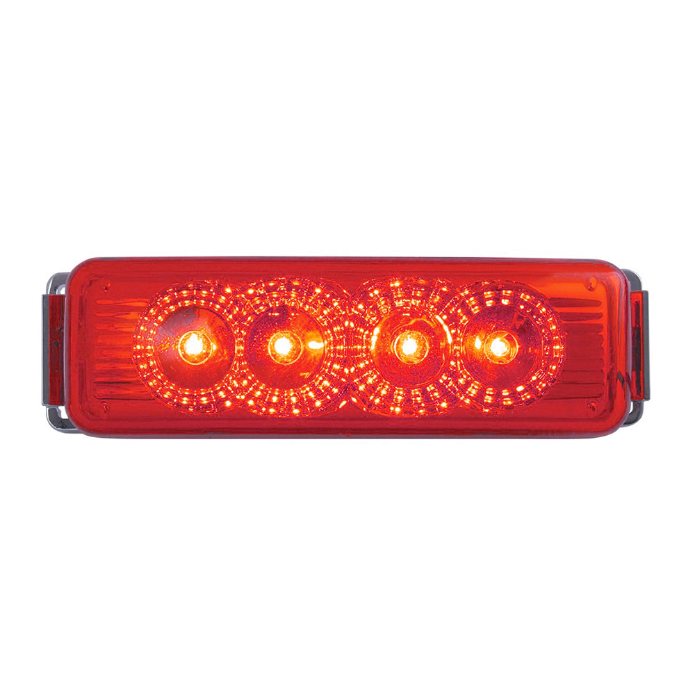4" 4 LED Spyder Light with Chrome Rim