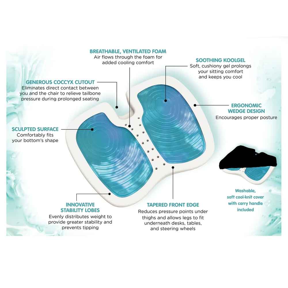 Kabooti KoolGel Seat Cushion