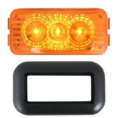 2-1/2" 3 LED spyder light with grommet
