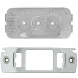 2-1/2" 3 LED Spyder Light with White Bracket