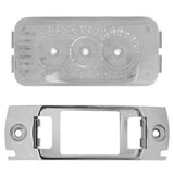 2-1/2" 3 LED Spyder Light with Chrome Rail Rim