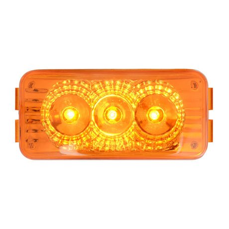 2-1/2" 3 LED rectangular spyder LED light from another angle