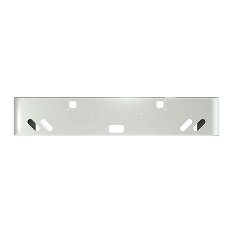 18" Kenworth W900 Texas square bumper with angled oval cutouts for semi trucks