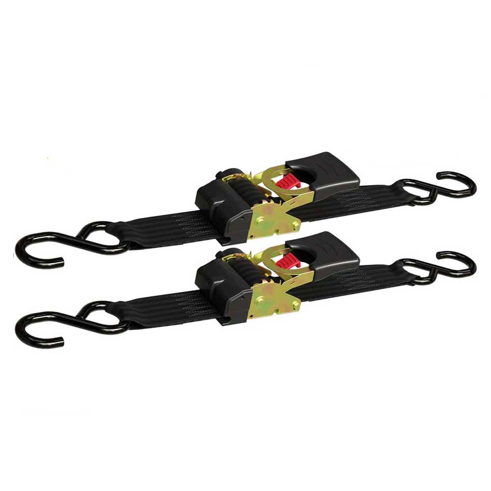 2" x 10'  Retractable Ratchet Straps - 2 Pack